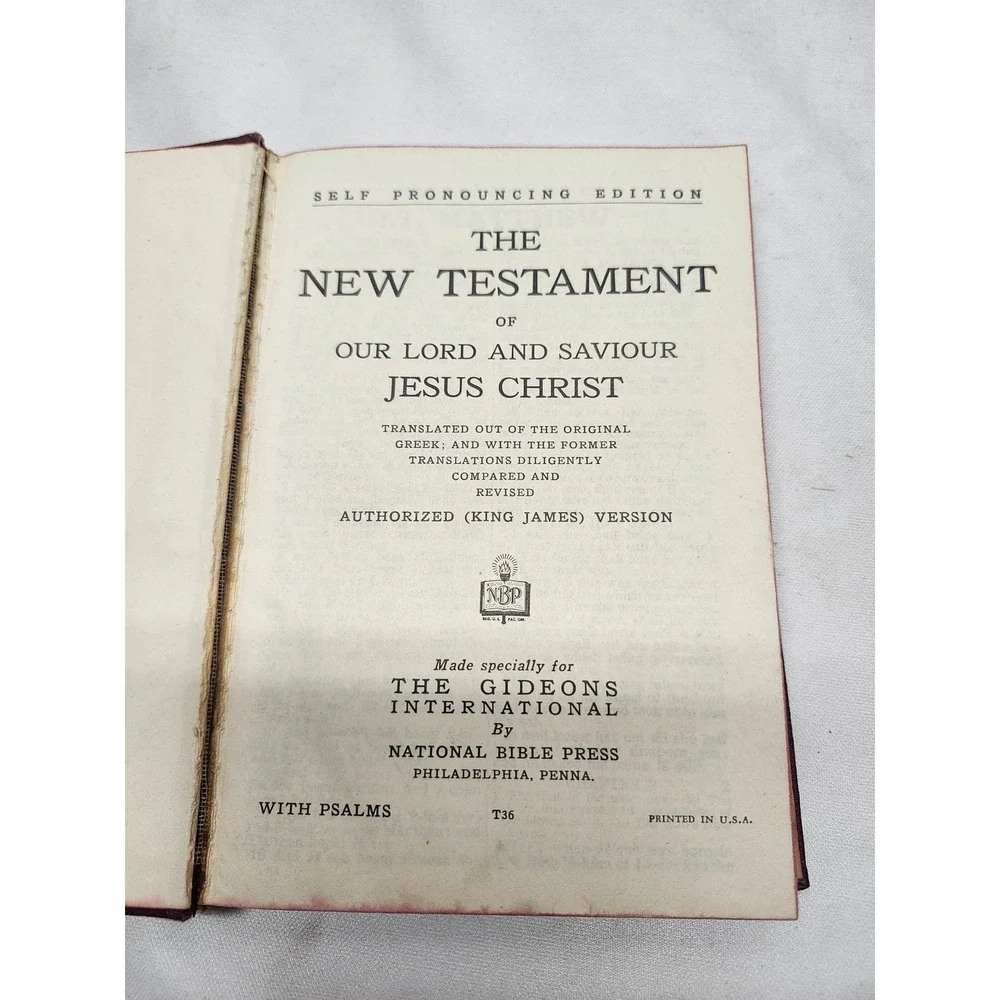 Gideons International vintage gideon